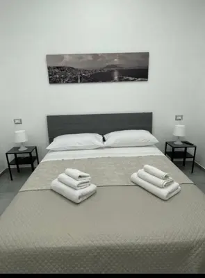 Letto o letti in una camera di B&B Cuore delle Zite