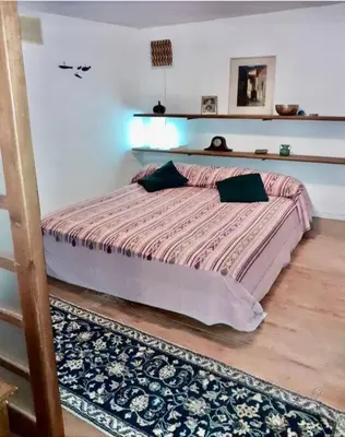Letto o letti in una camera di NapoliSweetNapoli Panoramico in centro storico