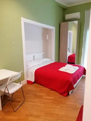 Letto o letti in una camera di Residence e Appartamenti Ascensione