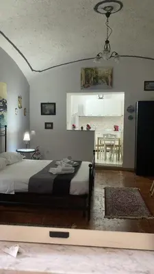 Letto o letti in una camera di Lazzarella