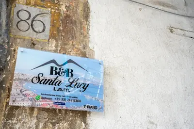 Certificato, attestato, insegna o altro documento esposto da B&B Santa Lucy L.A.M.