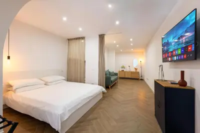 Letto o letti in una camera di CASA TUA MUSEO