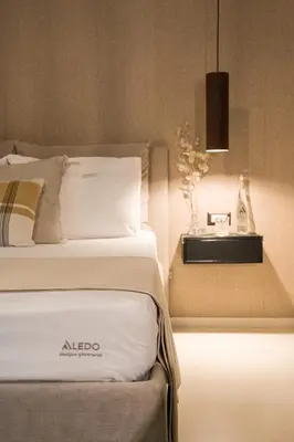 Letto o letti in una camera di Aledo Boutique Apartments
