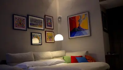 Letto o letti in una camera di Astrea