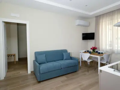 TV o dispositivi per l'intrattenimento presso Appartamento Salotto Vomero 7