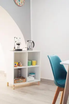 Set per la preparazione di tè e caffè presso Donna Filumena