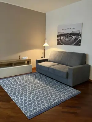 Area soggiorno di Casa Caprioli Napoli