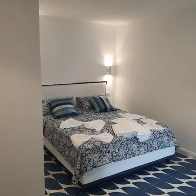 Letto o letti in una camera di La casina del Conte