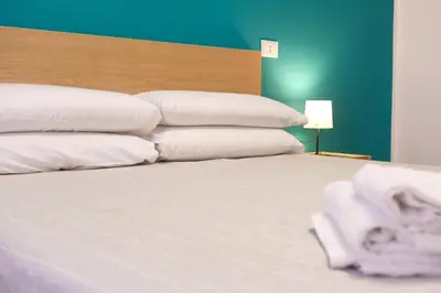 Letto o letti in una camera di Gigiotto a Toledo