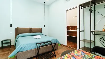 Letto o letti in una camera di Casa Calù Castel Sant'Elmo