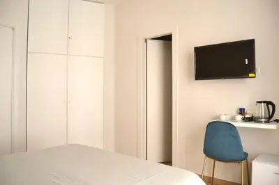 Letto o letti in una camera di Crystal B&B