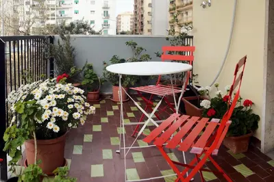 Balcone o terrazza di B&B Bibliotechina