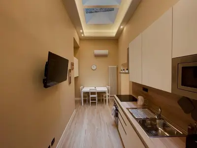 Cucina o angolo cottura di La Suite di Dante Napoli