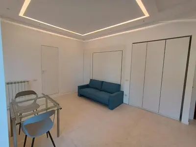 Area soggiorno di Vesuvio View Apartment