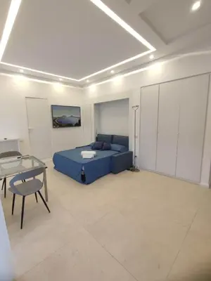 Area soggiorno di Vesuvio View Apartment