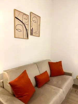 Area soggiorno di Paura Suite Apartment