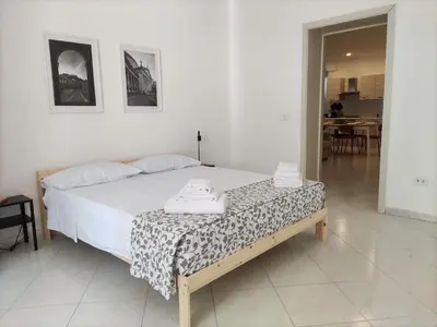 Letto o letti in una camera di O'Tuocc a Chiaia