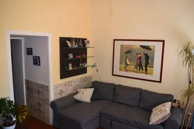 Area soggiorno di Terrace Flat in central Naples
