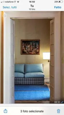 Letto o letti in una camera di Lussuoso appartamento nella Napoli più esclusiva