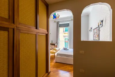 Letto o letti in una camera di Loft Monte di Dio