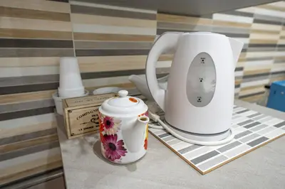 Set per la preparazione di tè e caffè presso Stay in Naples Flats Montesanto