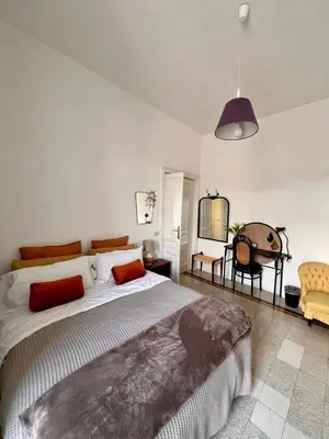 Letto o letti in una camera di Le scale del Principe
