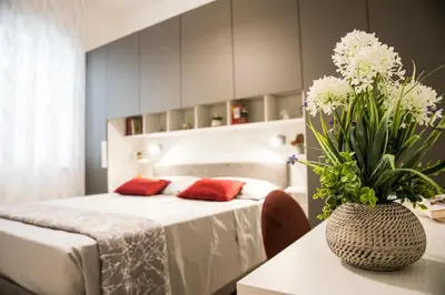 Letto o letti in una camera di La casa di Ari