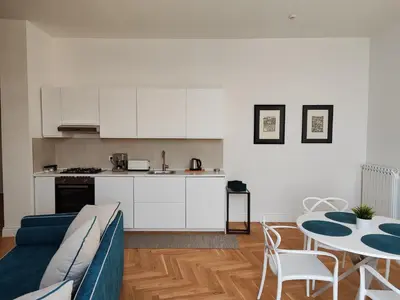Cucina o angolo cottura di SANTA LUCIA LUXURY APARTMENT