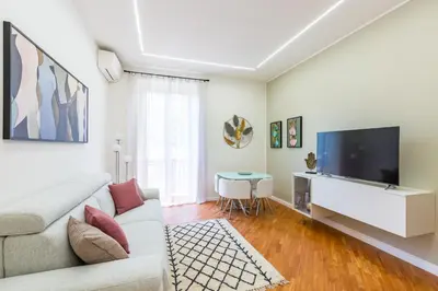 TV o dispositivi per l'intrattenimento presso Stanzione Classy Flat at Vomero Central by Napoliapartments