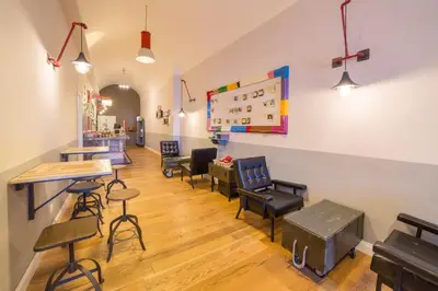 Area soggiorno di The Bellini House by House In Naples