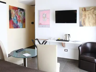 TV o dispositivi per l'intrattenimento presso Boutique Hotel Piazza Carità