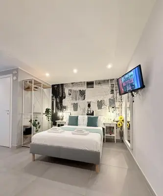 TV o dispositivi per l'intrattenimento presso Casa e Bottega 41 Apartment
