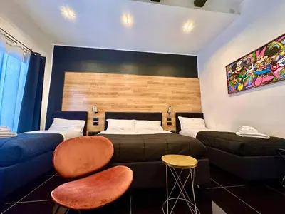 Area soggiorno di Elegance Rooms Spaccanapoli