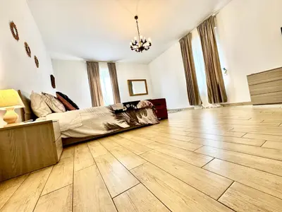 Letto o letti in una camera di La casa di Sarah aspetta voi