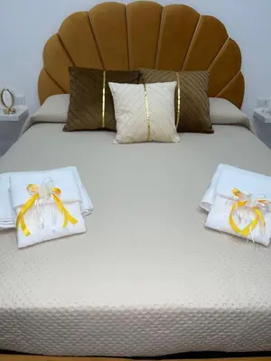 Letto o letti in una camera di Alex mary home