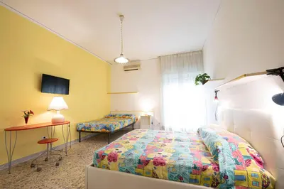 Letto o letti in una camera di Vomero Cilea House with balcony