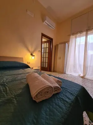 Letto o letti in una camera di Old Bay