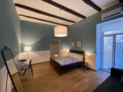 Letto o letti in una camera di Art City Center