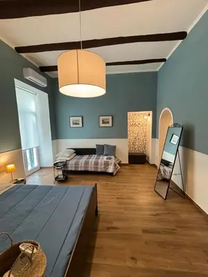 Letto o letti in una camera di Art City Center