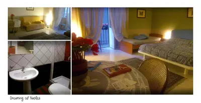 Letto o letti in una camera di Dreaming of Naples