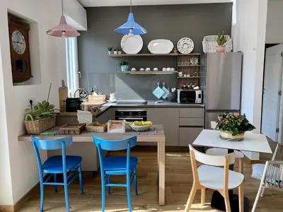 Cucina o angolo cottura di Terrazza panorama centro storico