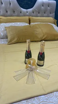 Letto o letti in una camera di Casa Palma