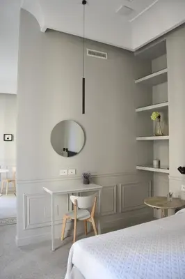 Letto o letti in una camera di Maccus Suite