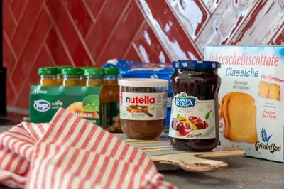 Cibo presso l'appartamento o nelle vicinanze