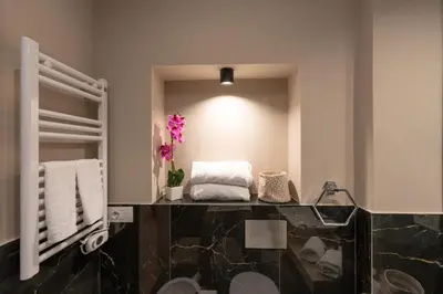 Letto o letti in una camera di Suite Bausan 11