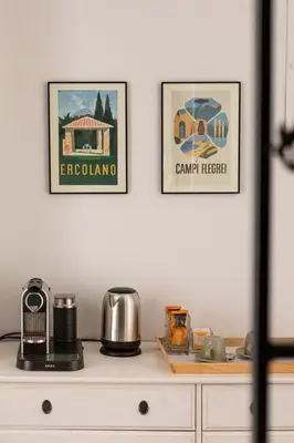 Set per la preparazione di tè e caffè presso Lumina apartment - Napoli Municipio Porto