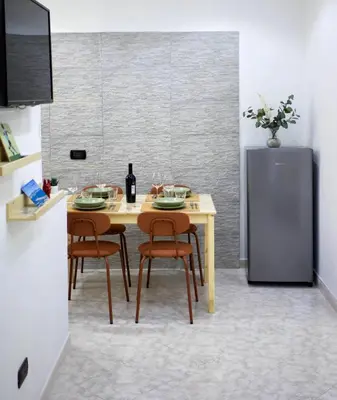 Cucina o angolo cottura di Casa Pelusa: Apartment near Maradona Murales