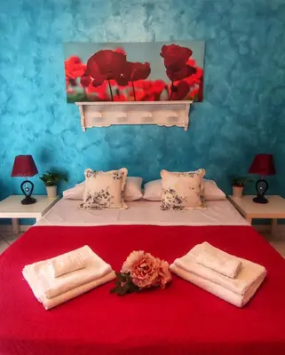 Letto o letti in una camera di San Gennaro House 202