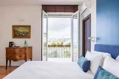 Letto o letti in una camera di Terrazza Monteroduni 16