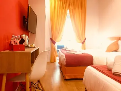 Letto o letti in una camera di Grande Archivio Napoli 22